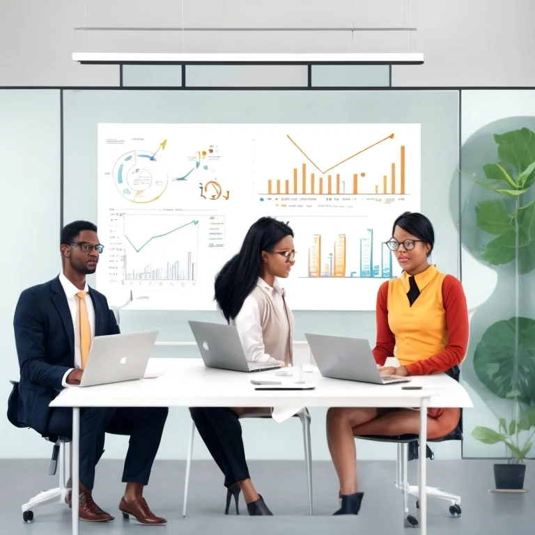 Entrepreneur meditating with business notes